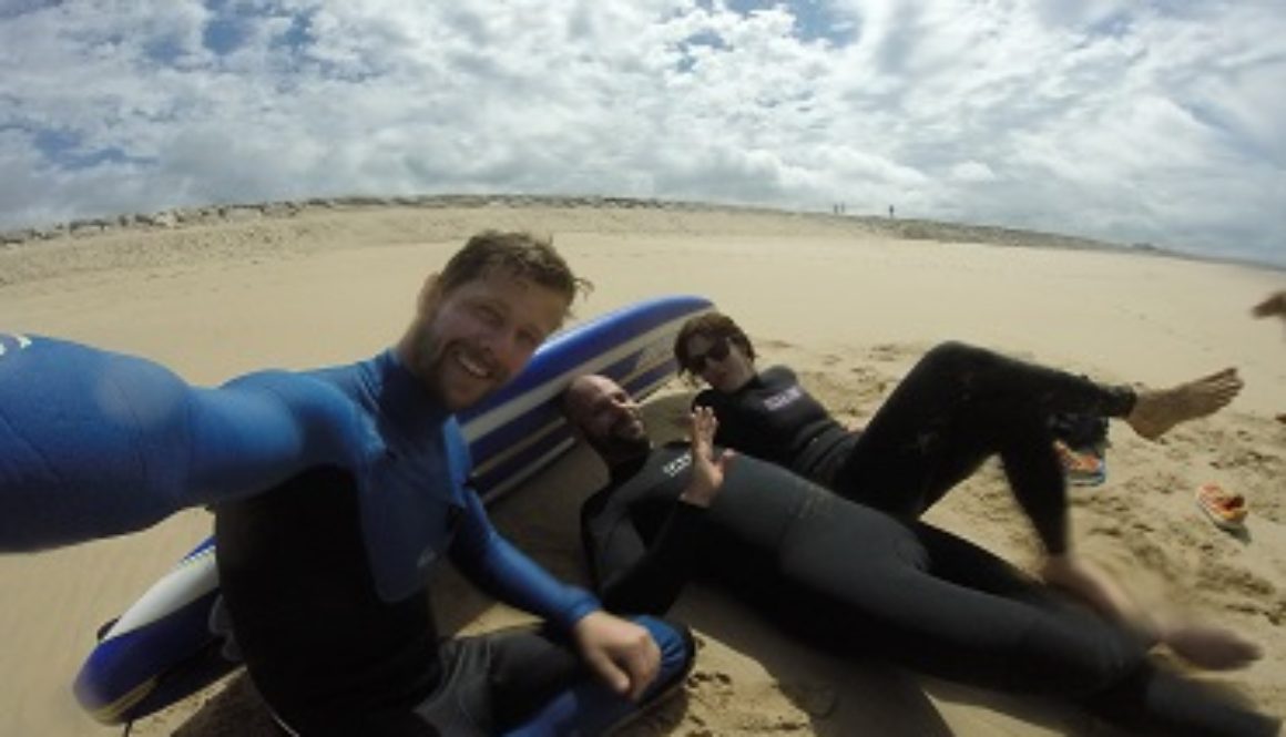 Surf Lesson - Lili & Gabor